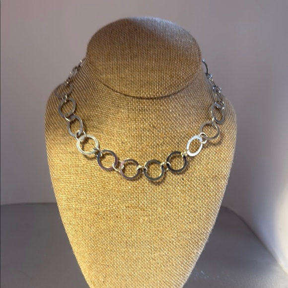 Elegant 9.25 Sterling Silver Chain Necklace - Picture 1 of 3